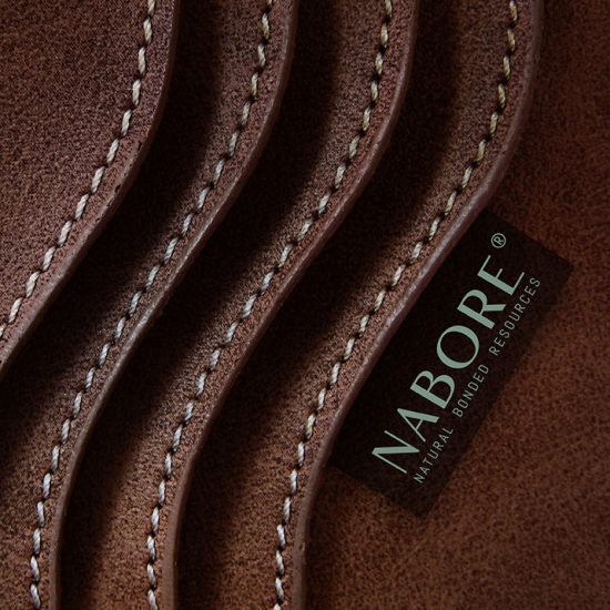 brown leather of wallet with card slot texture